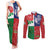 Custom British Lions Couples Matching Tank Maxi Dress and Long Sleeve Button Shirt Combination of England Irish Scottish Welsh