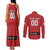Custom British Lions Couples Matching Tank Maxi Dress and Long Sleeve Button Shirt Combination of England Irish Scottish Welsh