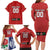 Custom British Lions Family Matching Long Sleeve Bodycon Dress and Hawaiian Shirt Combination of England Irish Scottish Welsh