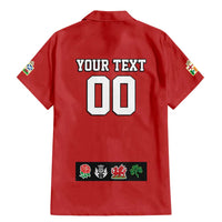 Custom British Lions Family Matching Mermaid Dress and Hawaiian Shirt Combination of England Irish Scottish Welsh