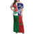 Custom British Lions Family Matching Off Shoulder Maxi Dress and Hawaiian Shirt Combination of England Irish Scottish Welsh