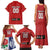 Custom British Lions Family Matching Tank Maxi Dress and Hawaiian Shirt Combination of England Irish Scottish Welsh