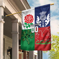 Custom British Lions Garden Flag Combination of England Irish Scottish Welsh