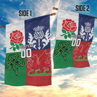 Custom British Lions Garden Flag Combination of England Irish Scottish Welsh