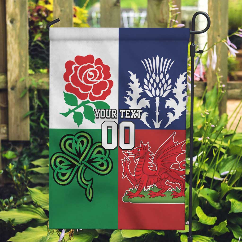 Custom British Lions Garden Flag Combination of England Irish Scottish Welsh