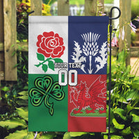 Custom British Lions Garden Flag Combination of England Irish Scottish Welsh