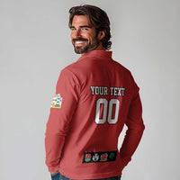 Custom British Lions Long Sleeve Polo Shirt Combination of England Irish Scottish Welsh