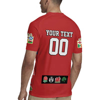 Custom British Lions Rugby Jersey Combination of England Irish Scottish Welsh