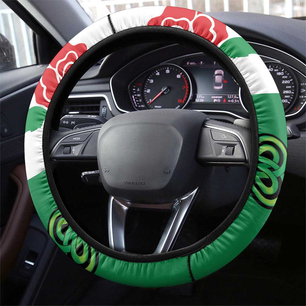 British Lions Steering Wheel Cover Combination of England Irish Scottish Welsh