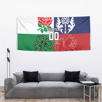 Custom British Lions Tapestry Combination of England Irish Scottish Welsh