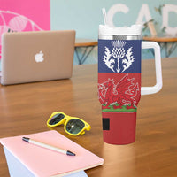 Custom British Lions Tumbler With Handle Combination of England Irish Scottish Welsh