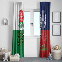 Custom British Lions Window Curtain Combination of England Irish Scottish Welsh