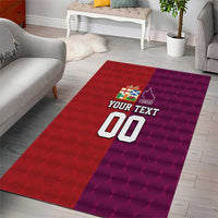 Custom British Lions Australia Queensland Area Rug Sporty Style