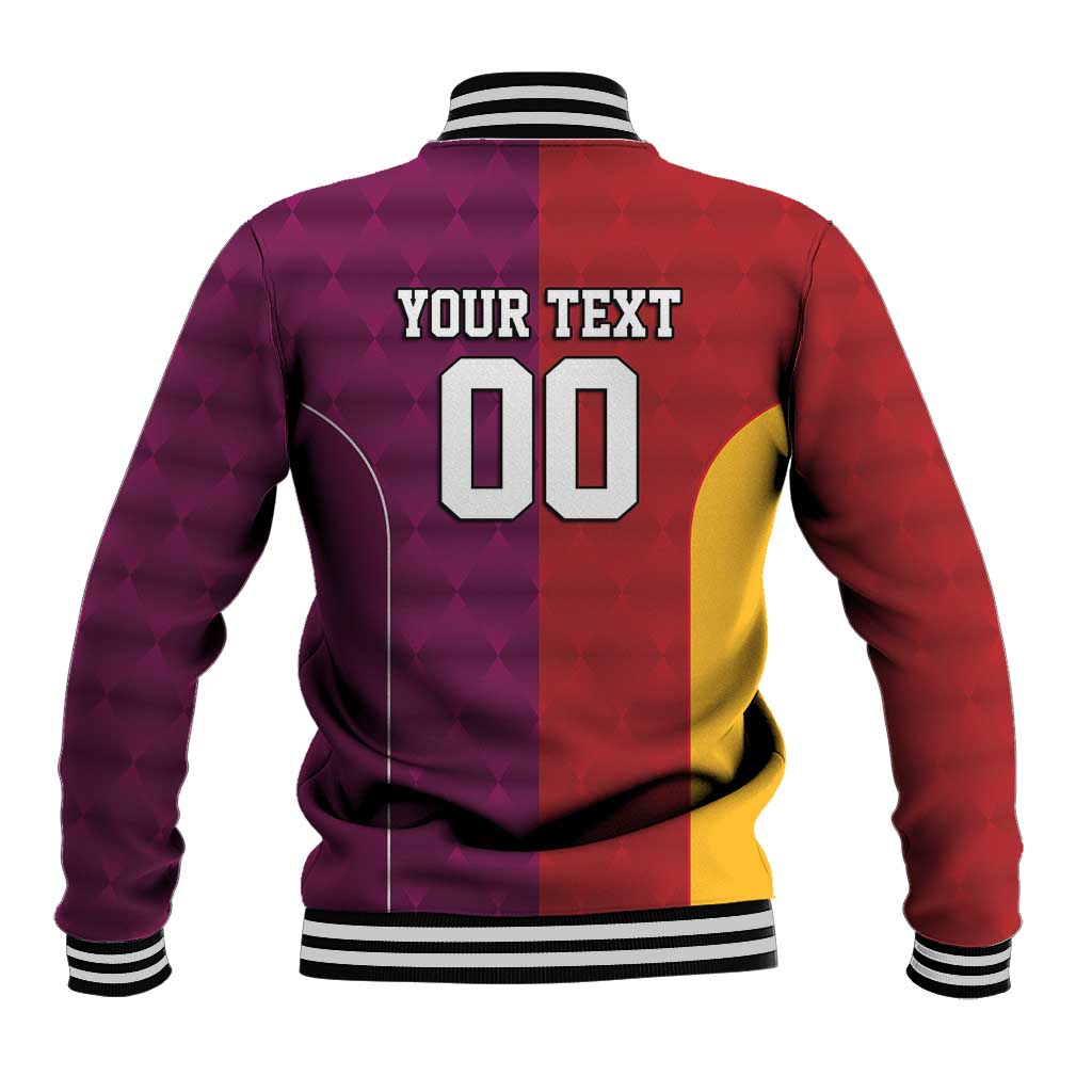 Custom British Lions Australia Queensland Baseball Jacket Sporty Style