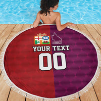 Custom British Lions Australia Queensland Beach Blanket Sporty Style