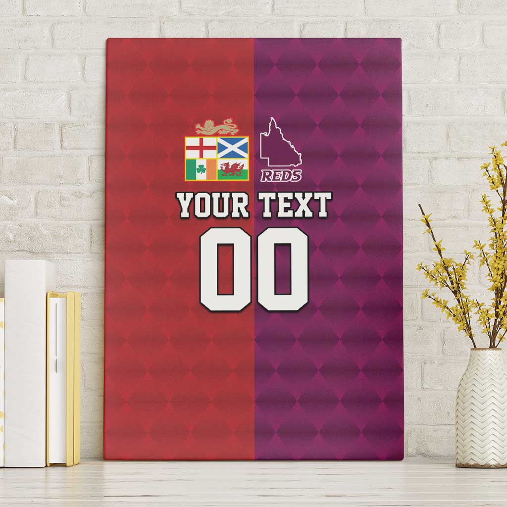 Custom British Lions Australia Queensland Canvas Wall Art Sporty Style