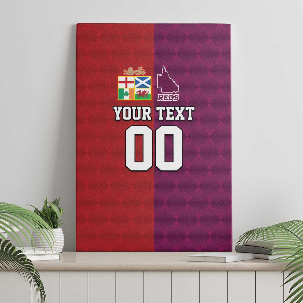 Custom British Lions Australia Queensland Canvas Wall Art Sporty Style