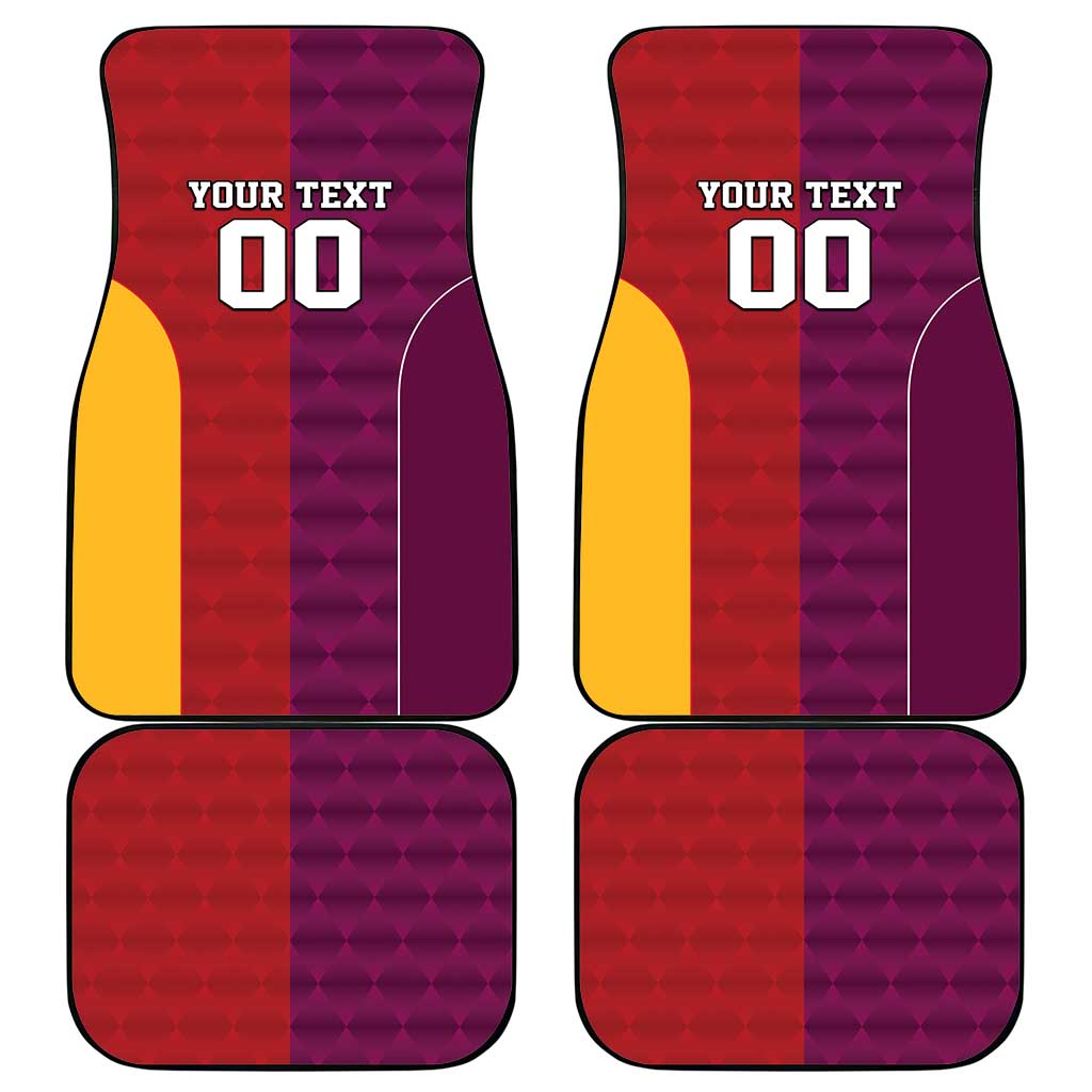 Custom British Lions Australia Queensland Car Mats Sporty Style