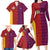 Custom British Lions Australia Queensland Family Matching Long Sleeve Bodycon Dress and Hawaiian Shirt Sporty Style