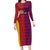 Custom British Lions Australia Queensland Family Matching Long Sleeve Bodycon Dress and Hawaiian Shirt Sporty Style