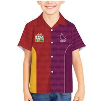 Custom British Lions Australia Queensland Family Matching Mermaid Dress and Hawaiian Shirt Sporty Style