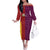 Custom British Lions Australia Queensland Family Matching Off The Shoulder Long Sleeve Dress and Hawaiian Shirt Sporty Style
