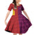 Custom British Lions Australia Queensland Family Matching Off Shoulder Short Dress and Hawaiian Shirt Sporty Style