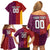Custom British Lions Australia Queensland Family Matching Off Shoulder Short Dress and Hawaiian Shirt Sporty Style