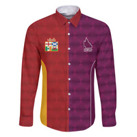 Custom British Lions Australia Queensland Family Matching Puletasi and Hawaiian Shirt Sporty Style