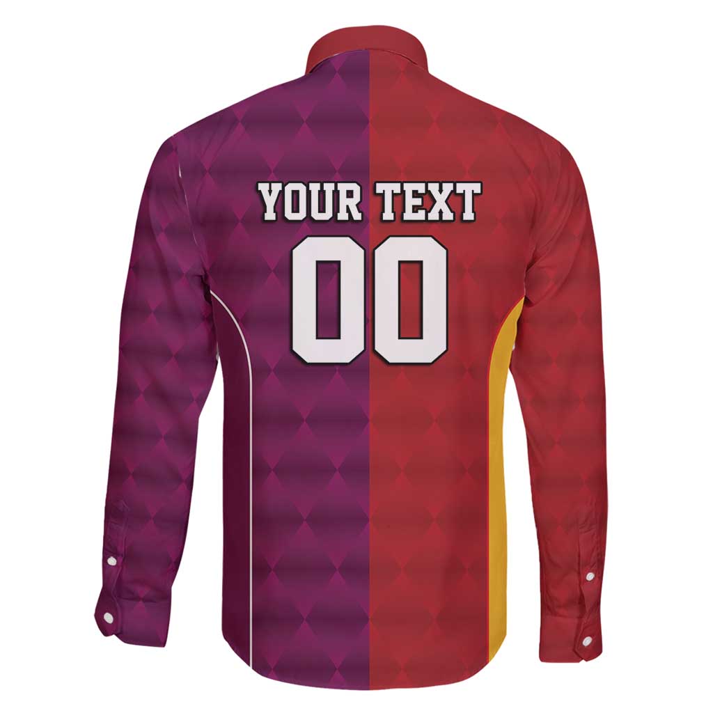 Custom British Lions Australia Queensland Family Matching Puletasi and Hawaiian Shirt Sporty Style