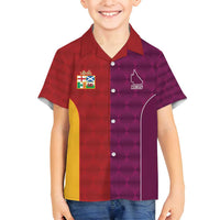 Custom British Lions Australia Queensland Family Matching Puletasi and Hawaiian Shirt Sporty Style