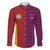 Custom British Lions Australia Queensland Family Matching Short Sleeve Bodycon Dress and Hawaiian Shirt Sporty Style