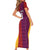 Custom British Lions Australia Queensland Family Matching Short Sleeve Bodycon Dress and Hawaiian Shirt Sporty Style