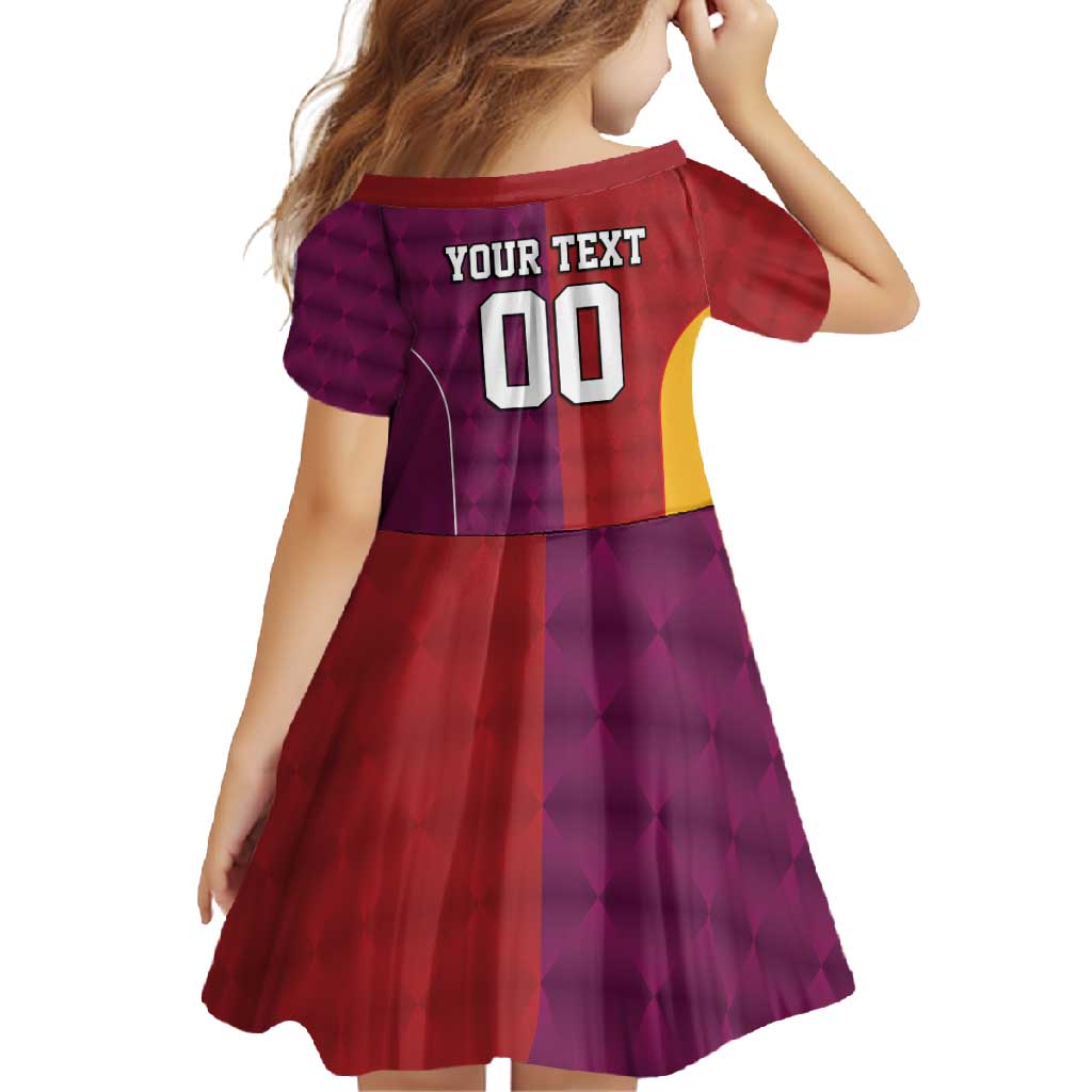 Custom British Lions Australia Queensland Family Matching Tank Maxi Dress and Hawaiian Shirt Sporty Style
