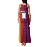 Custom British Lions Australia Queensland Family Matching Tank Maxi Dress and Hawaiian Shirt Sporty Style
