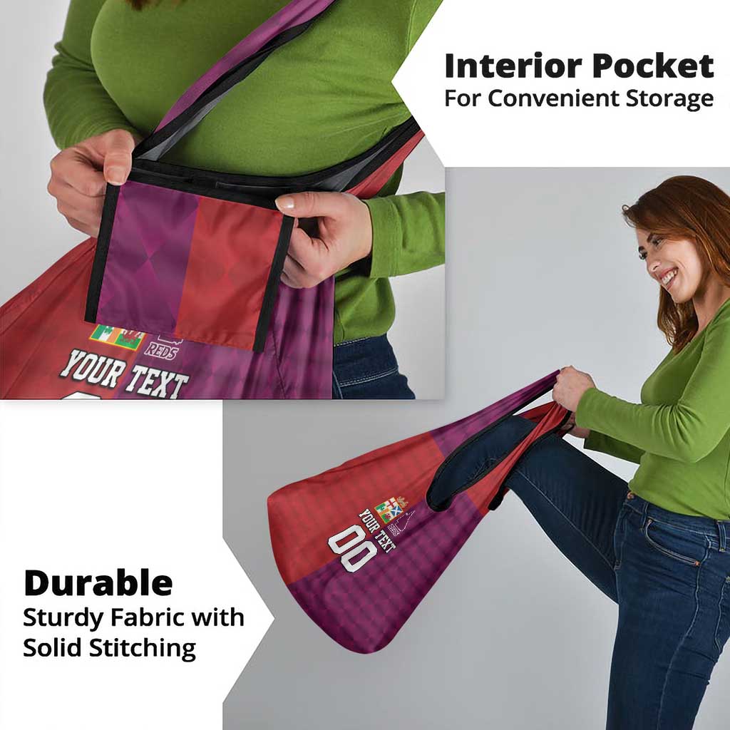 Custom British Lions Australia Queensland Grocery Bag Sporty Style