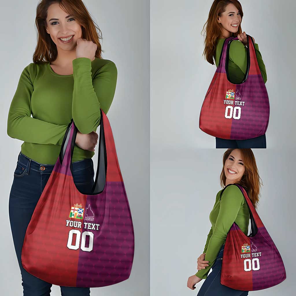 Custom British Lions Australia Queensland Grocery Bag Sporty Style