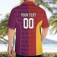 Custom British Lions Australia Queensland Hawaiian Shirt Sporty Style