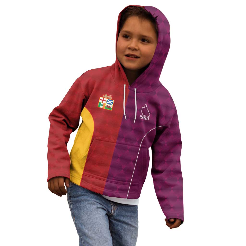Custom British Lions Australia Queensland Kid Hoodie Sporty Style