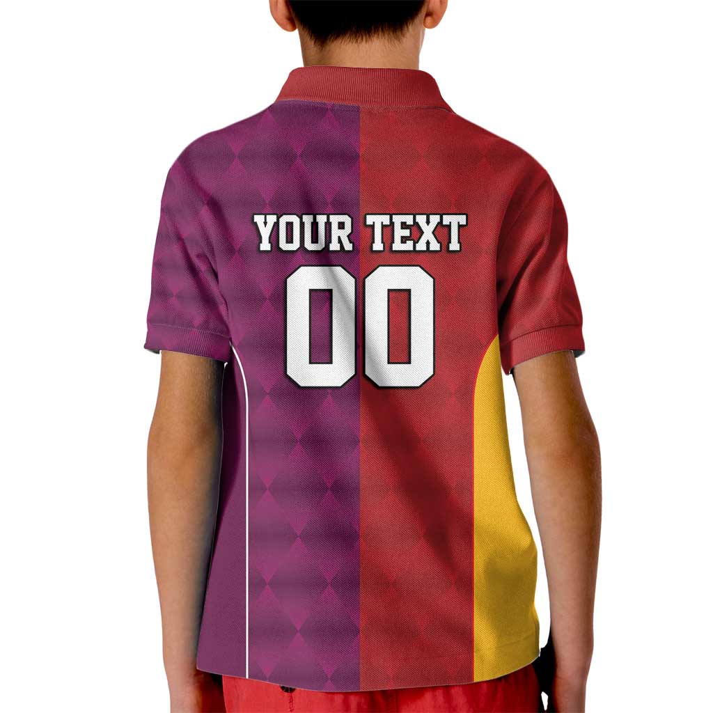 Custom British Lions Australia Queensland Kid Polo Shirt Sporty Style