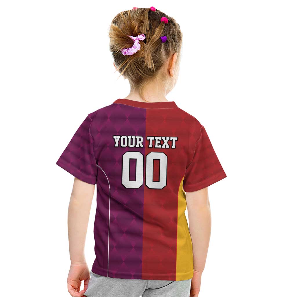 Custom British Lions Australia Queensland Kid T Shirt Sporty Style