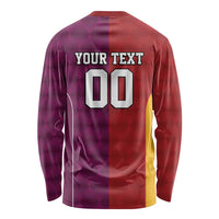 Custom British Lions Australia Queensland Long Sleeve Shirt Sporty Style