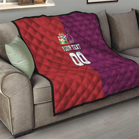 Custom British Lions Australia Queensland Quilt Sporty Style