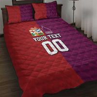 Custom British Lions Australia Queensland Quilt Bed Set Sporty Style