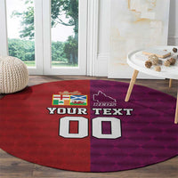 Custom British Lions Australia Queensland Round Carpet Sporty Style