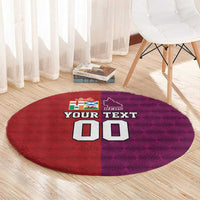 Custom British Lions Australia Queensland Round Carpet Sporty Style