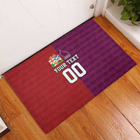 Custom British Lions Australia Queensland Rubber Doormat Sporty Style