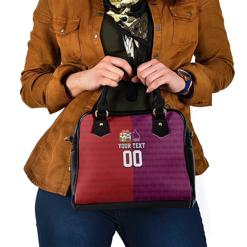 Custom British Lions Australia Queensland Shoulder Handbag Sporty Style