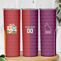 Custom British Lions Australia Queensland Skinny Tumbler Sporty Style