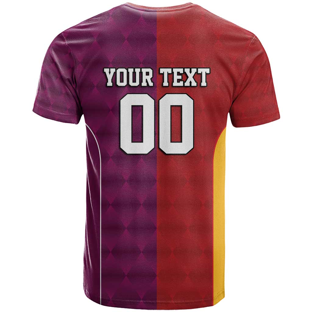 Custom British Lions Australia Queensland T Shirt Sporty Style